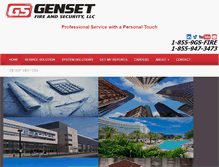 Tablet Screenshot of gensetfire.com